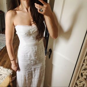 SOLD Simple White Wedding Dress BCBG Max Azria